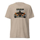 Iron Revolution Tri-Blend Unisex Dumbbell T-Shirt with Back Black Logo