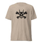 Pirate Doberman Dog Black Skull Unisex Tri-Blend T-Shirt