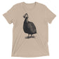 Guinea Hen Guinea Fowl Bird Unisex Tri-Blend Farm T-Shirt