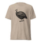 Guinea Fowl Guinea Hen Illustration Poultry Bird Unisex Tri-Blend Farm T-Shirt