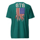 GOOD TO GO Tri-Blend Unisex T-Shirt with Tri-Color American Flag