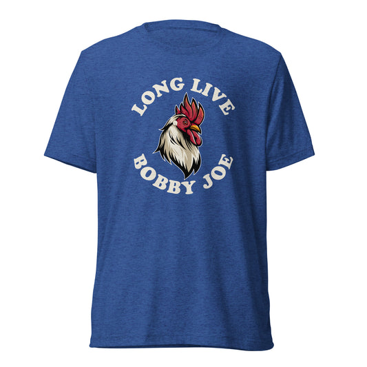 Long Live Bobby Joe Unisex Tri-Blend Caricature T-Shirt
