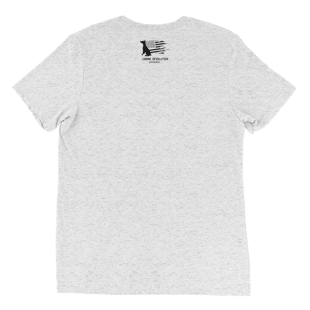 Guinea Hen Guinea Fowl Bird Unisex Tri-Blend Farm T-Shirt