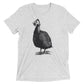 Guinea Hen Guinea Fowl Bird Unisex Tri-Blend Farm T-Shirt