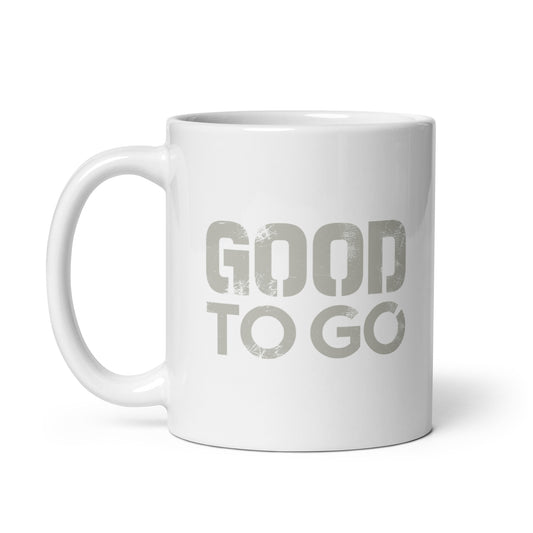 Canine Revolution Apparel GOOD TO GO White Ceramic Mug