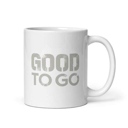 Canine Revolution Apparel GOOD TO GO White Ceramic Mug